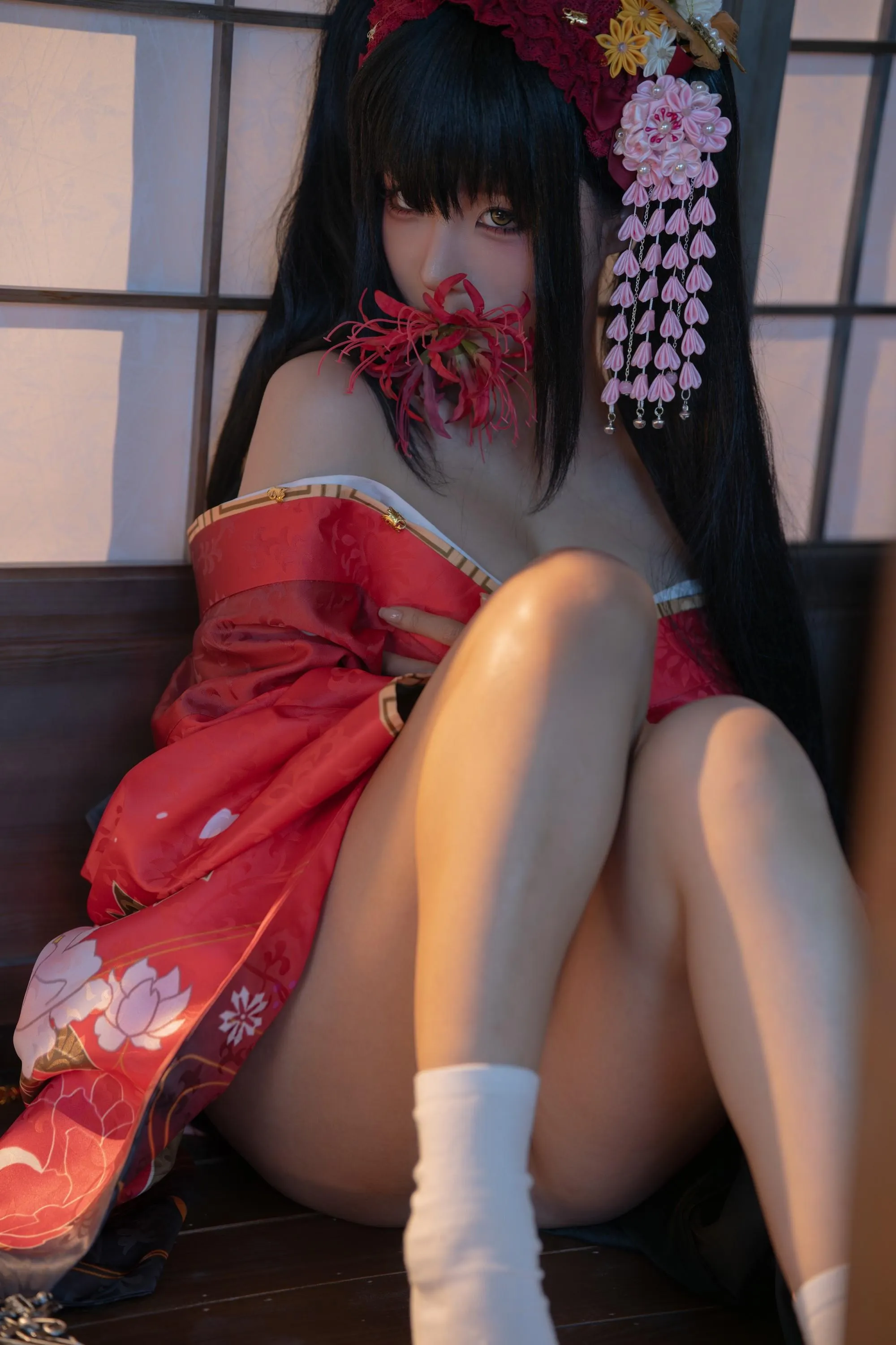 蠢沫沫 – NO.304 狂三和服cos-狂三 正片 [147P]插图2